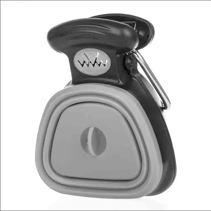 Dog Pet Travel Foldable Pooper Scooper with 1 Roll Decomposable Bags Poop Scoop Clean Pick up Excreta Cleaner
